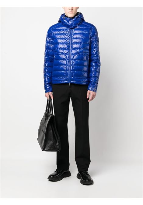 piumino Lauros blu accesso con imbottitura in piuma d'oca MONCLER | LAUROS 1A000-20-595ZJ75N